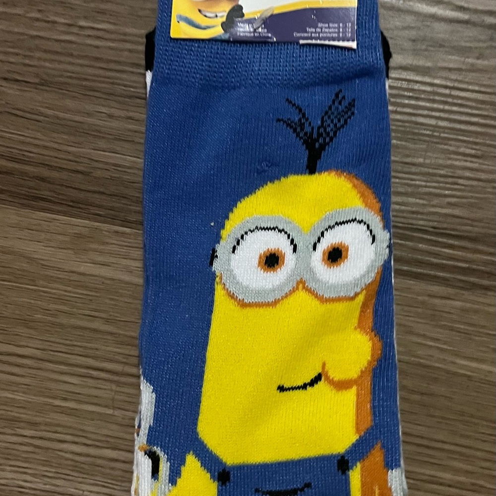 Minions Blue Socks for Men